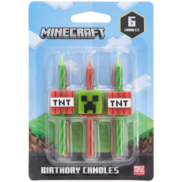 Minecraft - 6 Birthday Candles