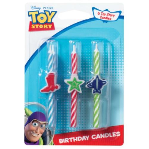 Toy Story - 6 Birthday Candles