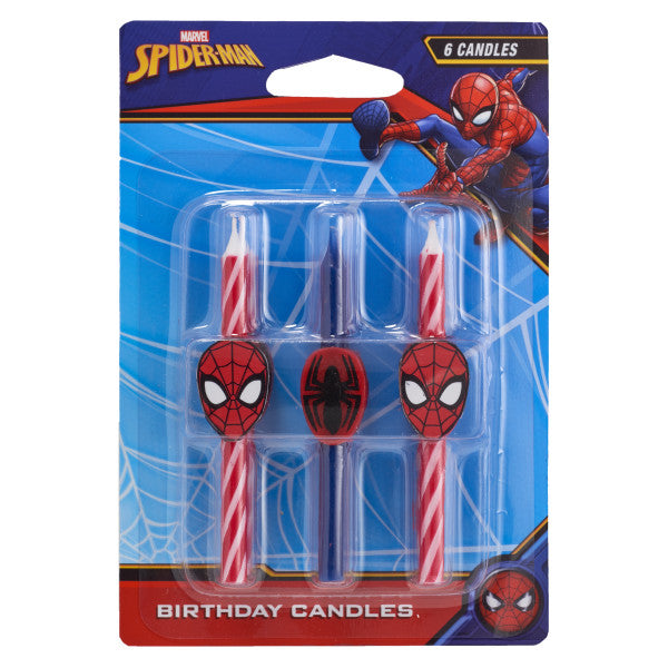 Spider-Man - 6 Birthday Candles