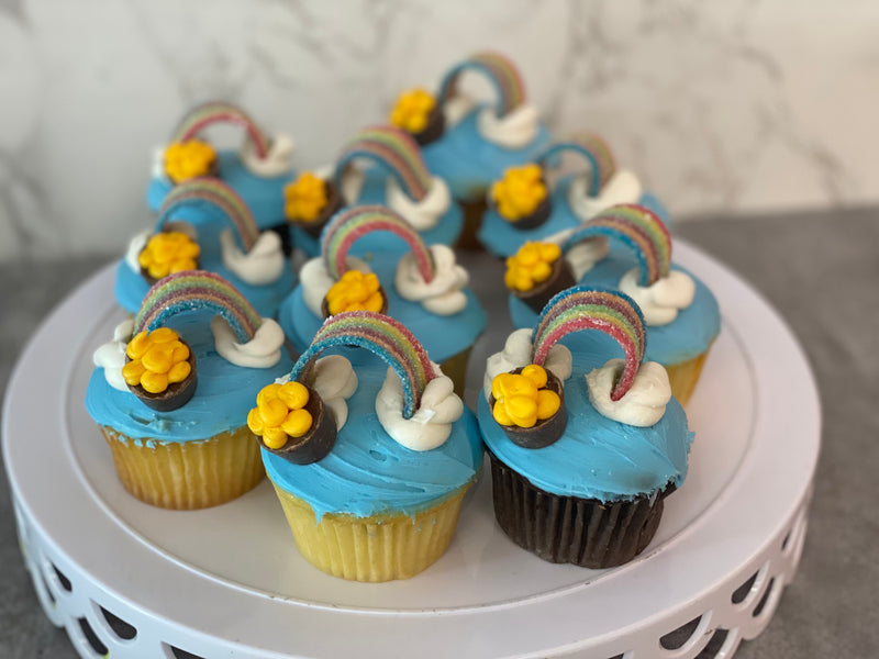 End of the Rainbow Cupcakes