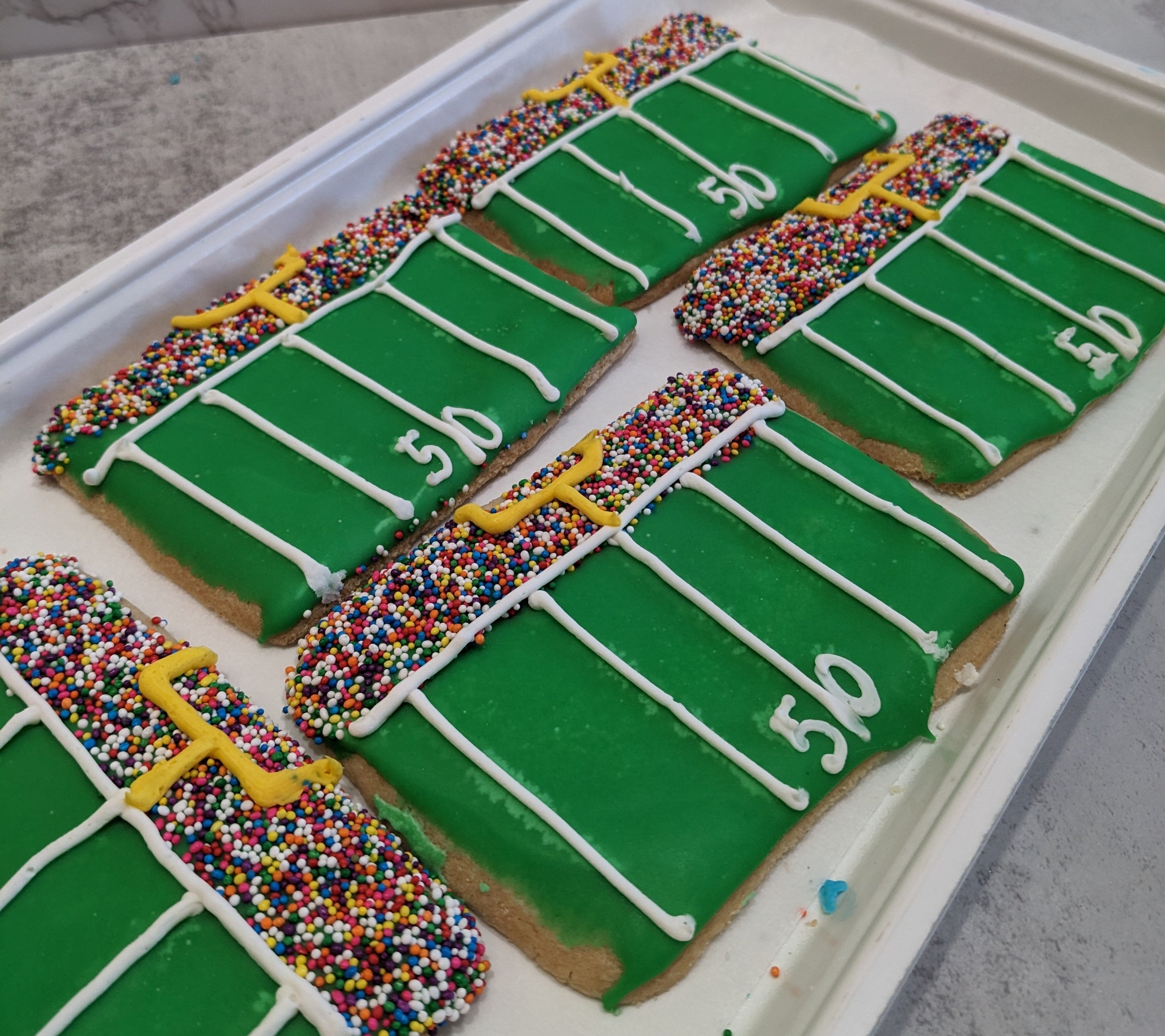 Big Game Cookies Stadium Clays Bakery 3687