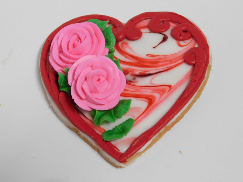 Personalized Heart Shaped Cookie