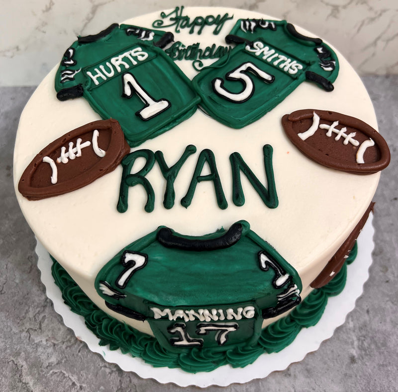 Footballs and Jerseys