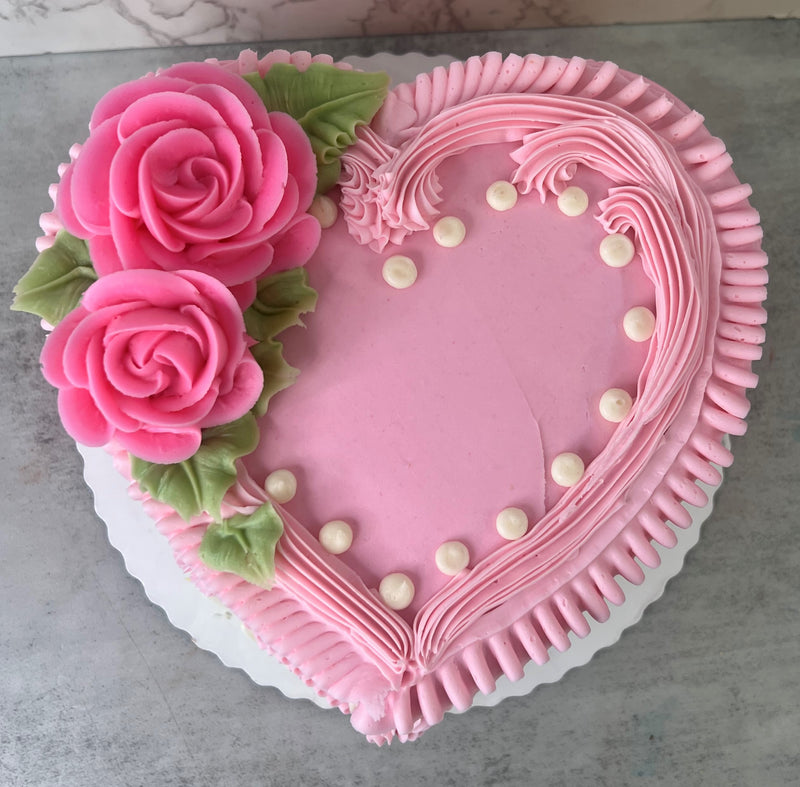 Slice of Heart - Shaped Cake