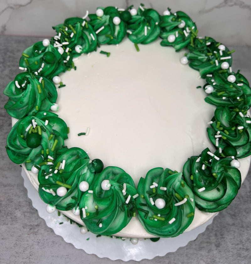 Green Dollops and Ombre