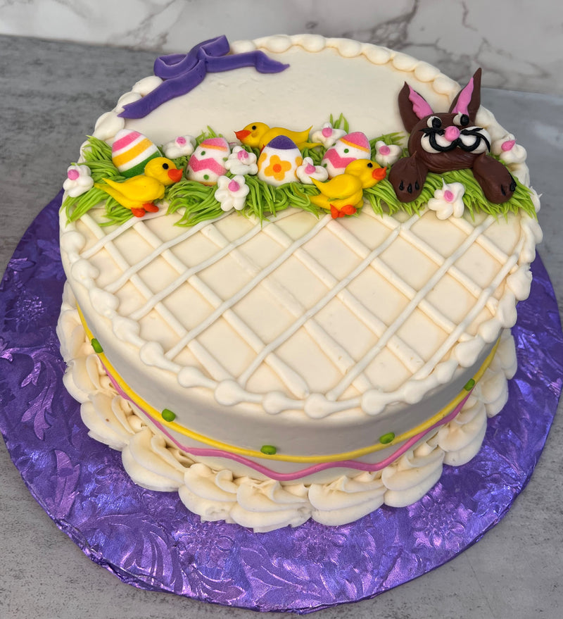 Easter Basket with Sugar Eggs