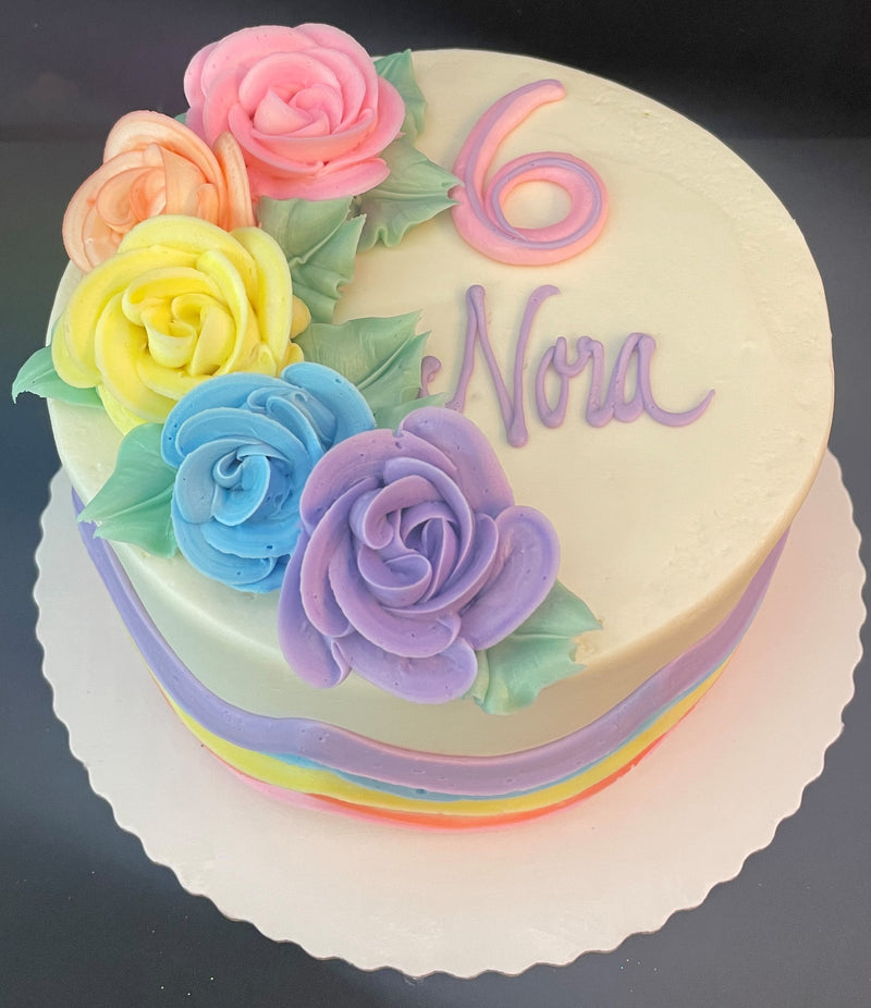 Rainbow Flowered