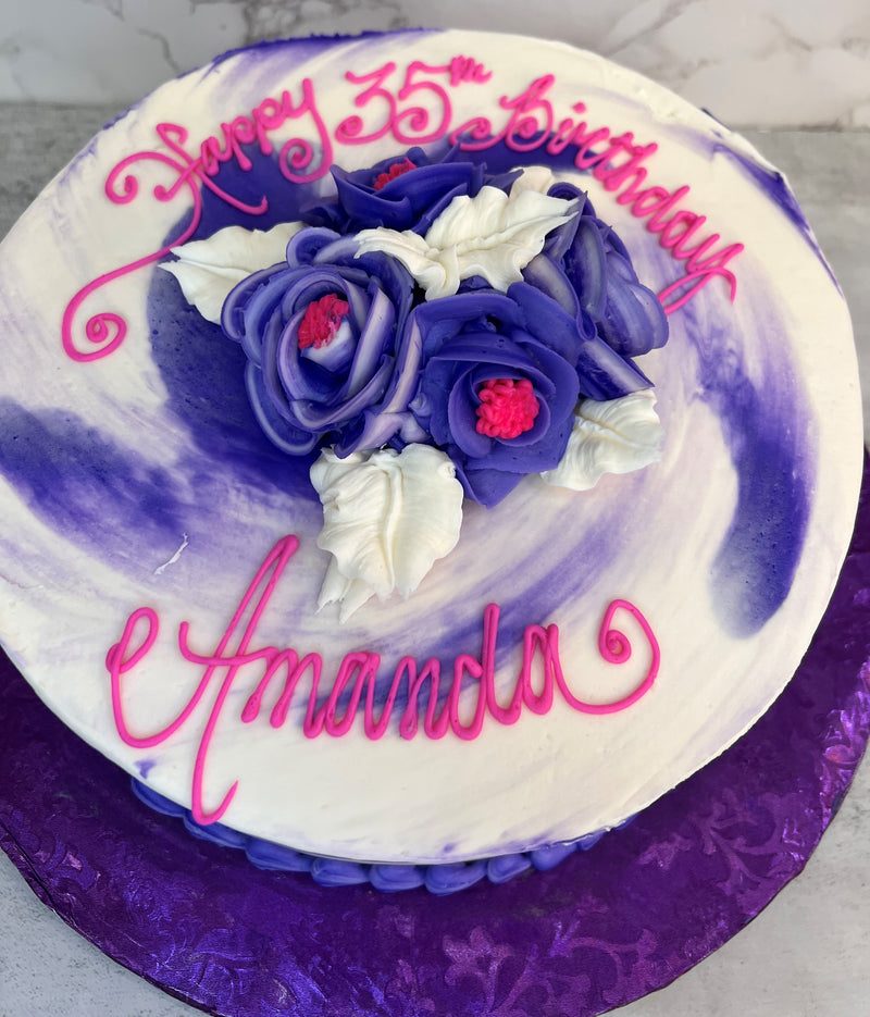 Lovely Purple Schmear