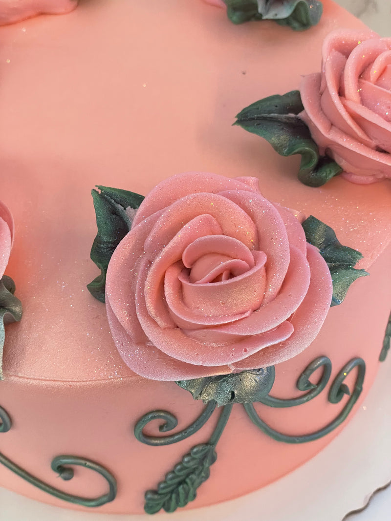 Pearled Mauve Roses