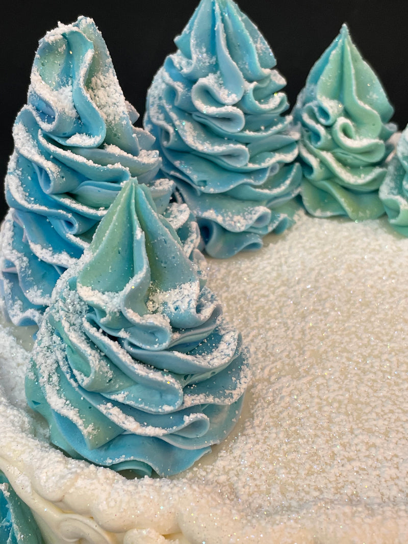 Blue Winter Trees