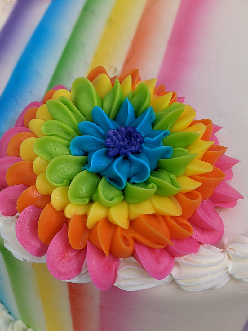 Rainbow Petals and Stripes