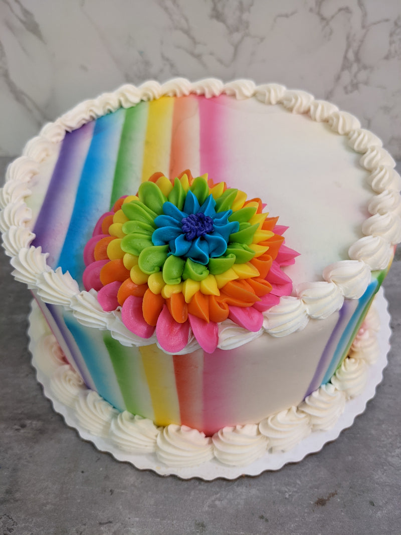 Rainbow Petals and Stripes