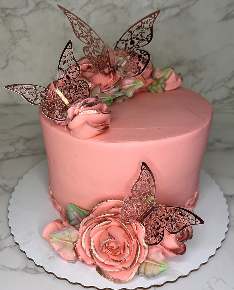 Rose Gold Butterfly