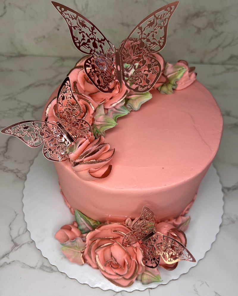 Rose Gold Butterfly
