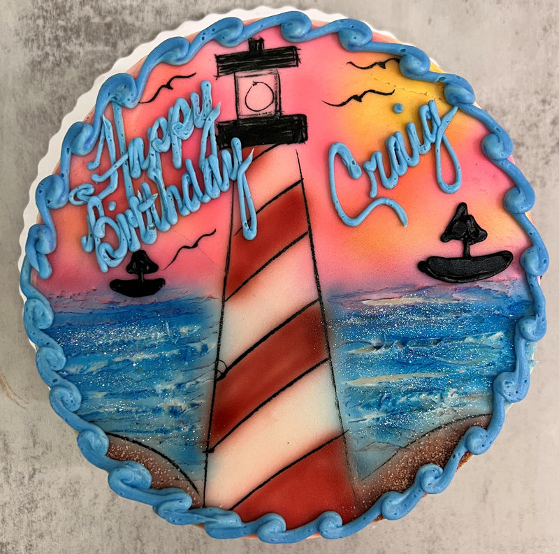 Lighthouse and Anchors