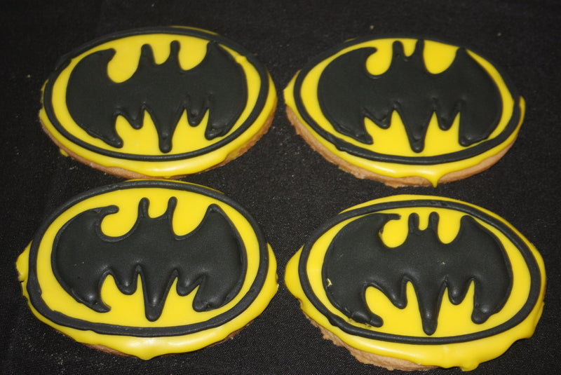 Batman Logo Cookies