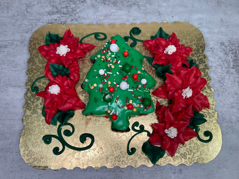 Christmas Brownie Cake