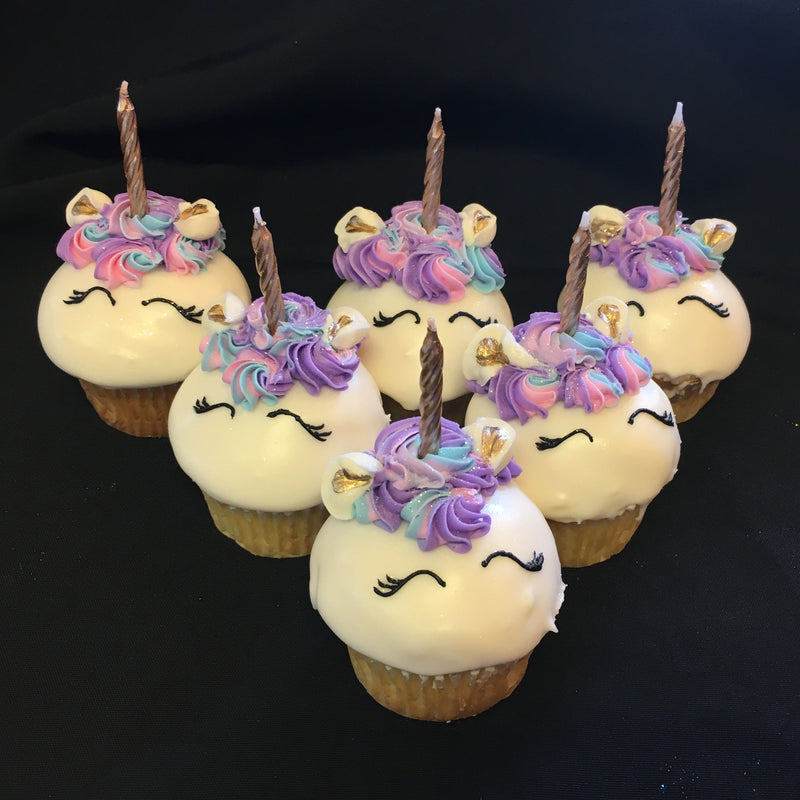 Dipped Unicorn Cupcakes