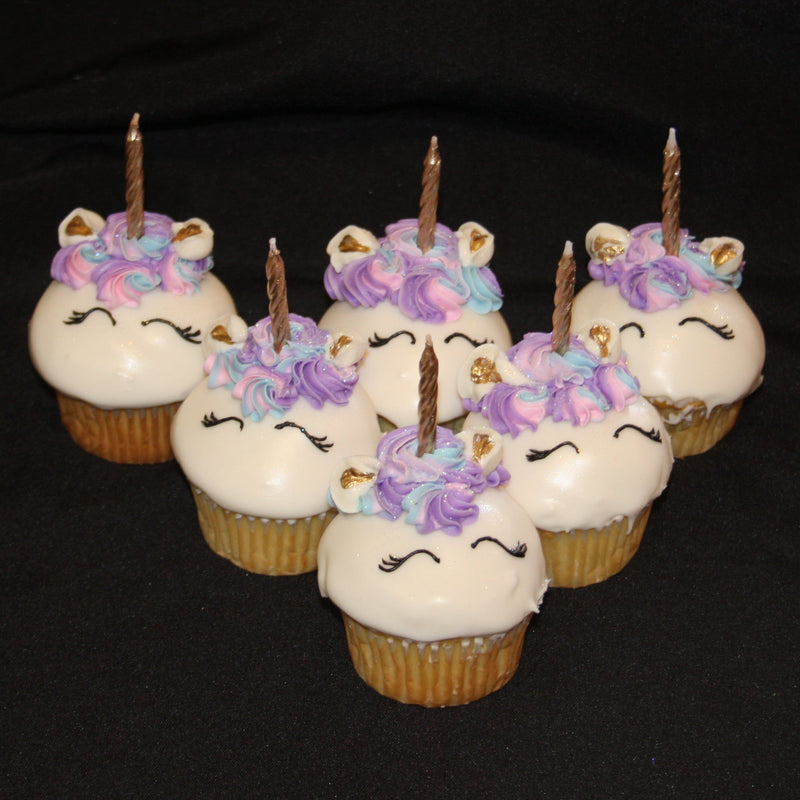 Dipped Unicorn Cupcakes