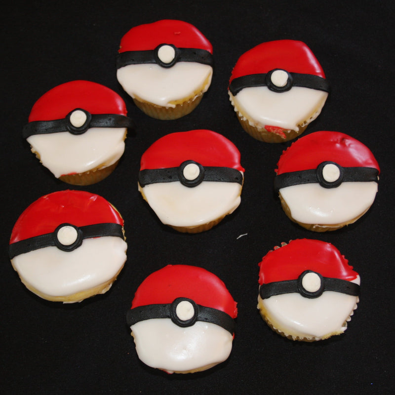 Pokeball Cupcake