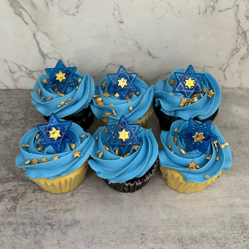 Star of David Ring Cupcakes