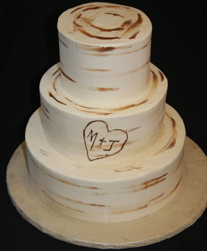 Rustic Lines - Three Tier Cake