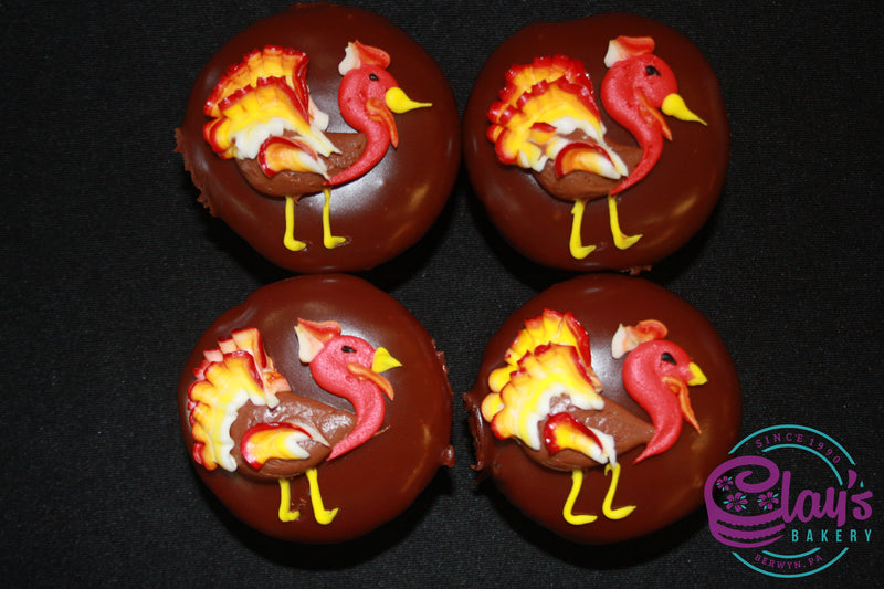 Dipped Turkey Cupcakes