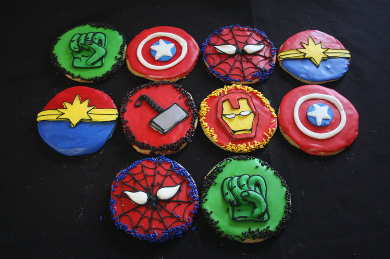 Superhero Cookies