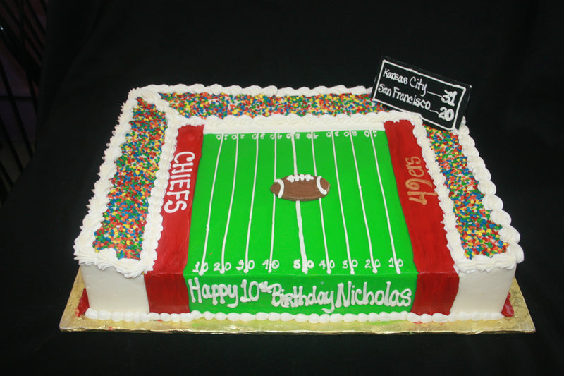 NFL Stadium (Shaped Sheet cake)