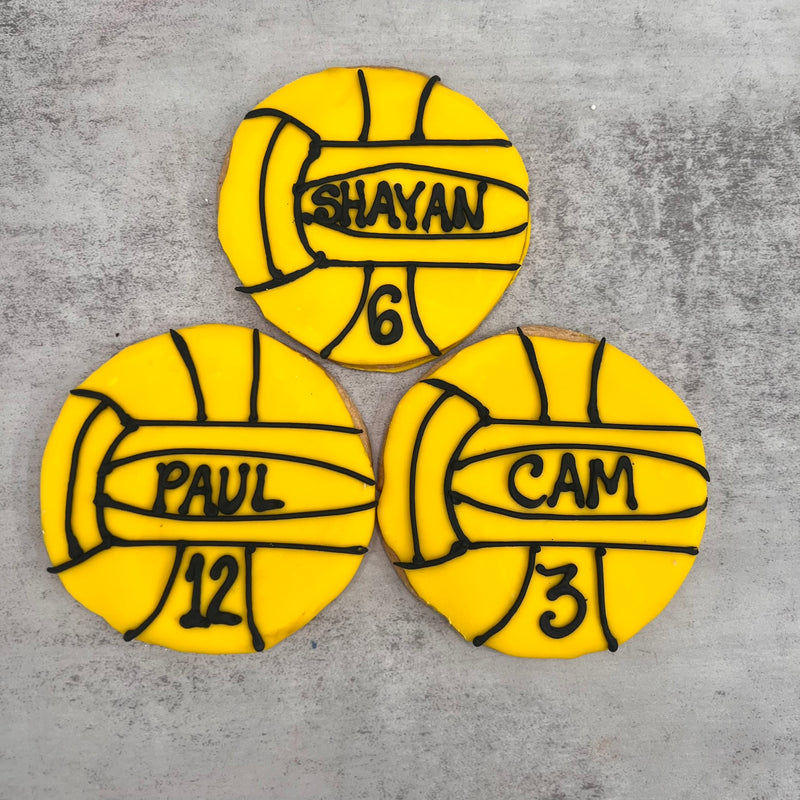 Volleyball Cookies (Personalizable)