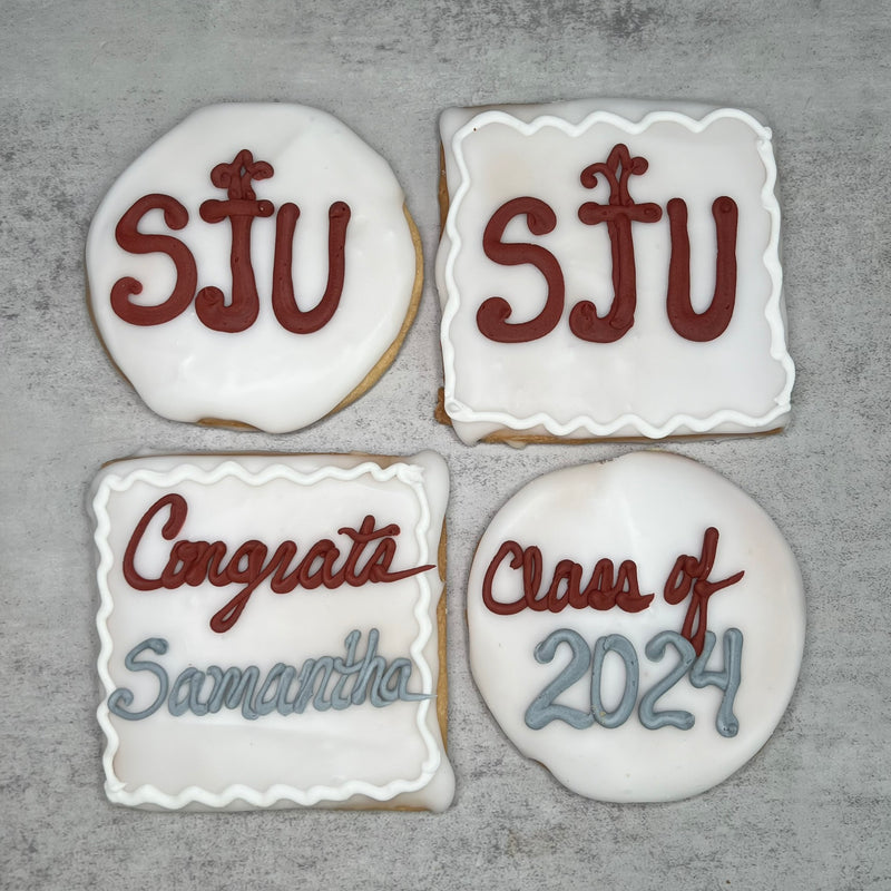 Ecb Cookies Personalized Graduation Cookies – Clay's Bakery