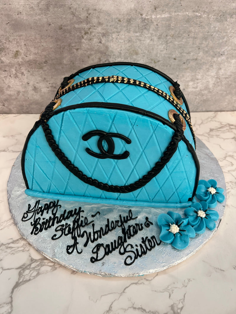 Chanel Bag Shaped Cake