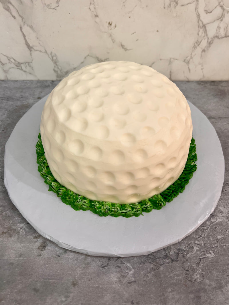 Golf Ball Shaped Cake