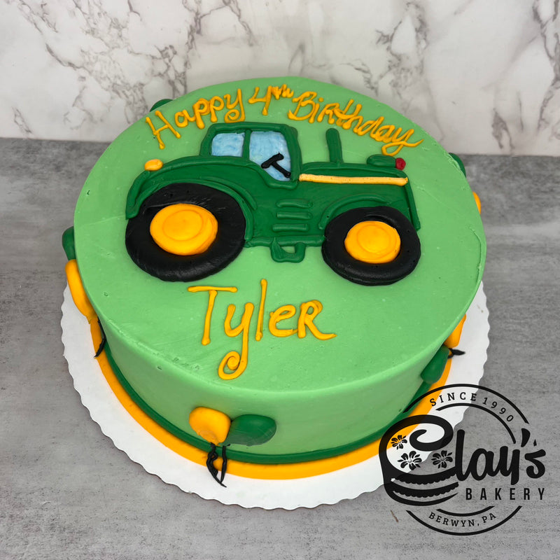 Buttercream Tractor