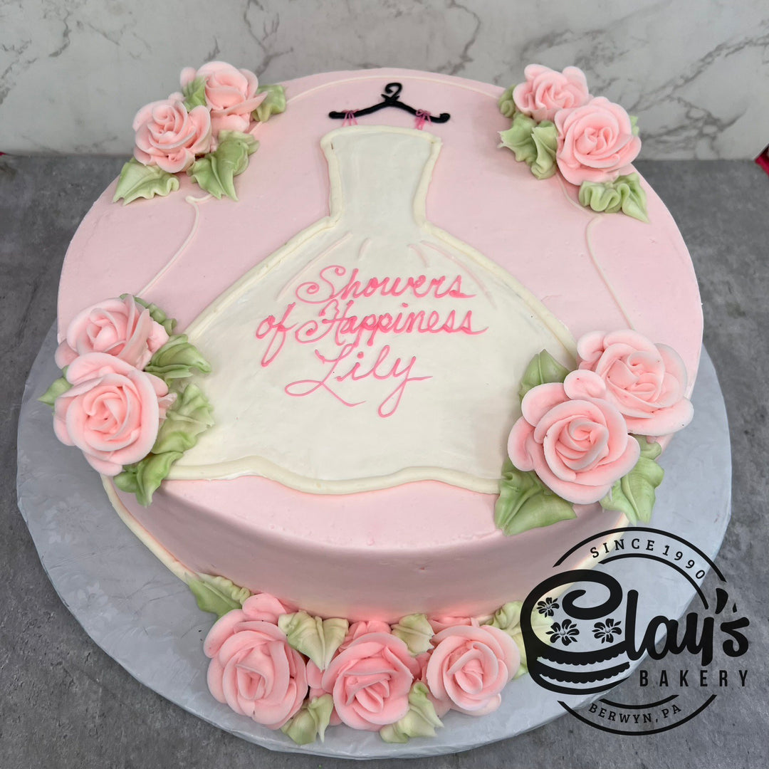 Wedding Dress Engagement Cake Clay's Bakery Wedding Dress Engagement Cake Clay's Bakery