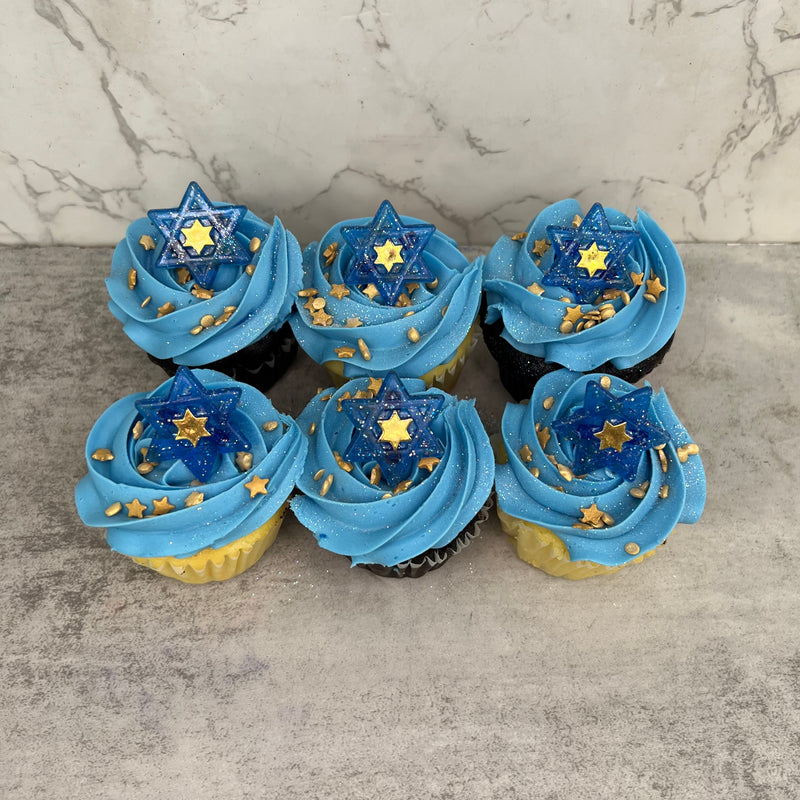 Star of David Ring Cupcakes