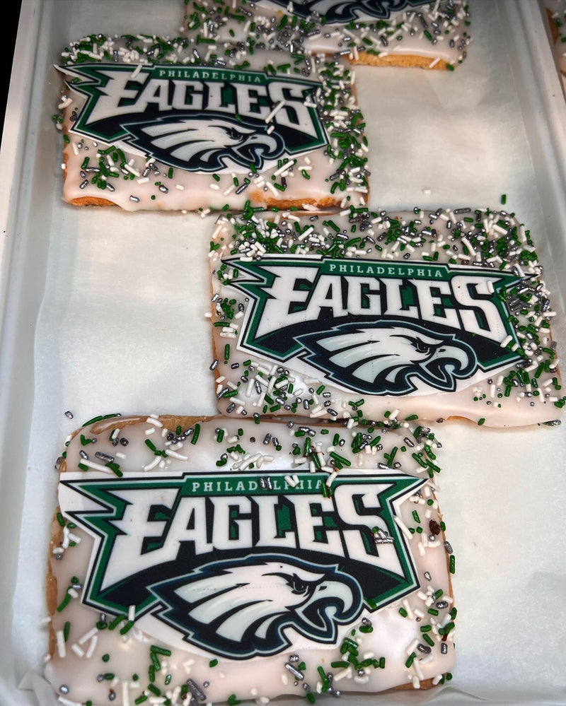 Rectangle Eagles Logo Cookies