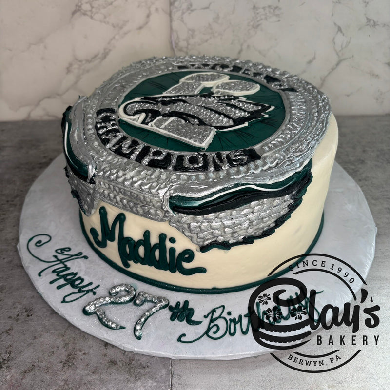 EAGLES SUPERBOWL RING (9" or 10" cake)