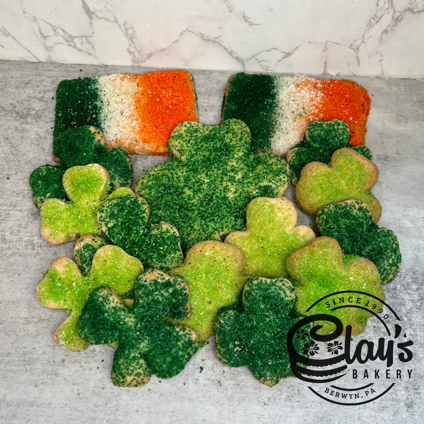 St. Patrick's Day Sugar Cookies – Clay's Bakery