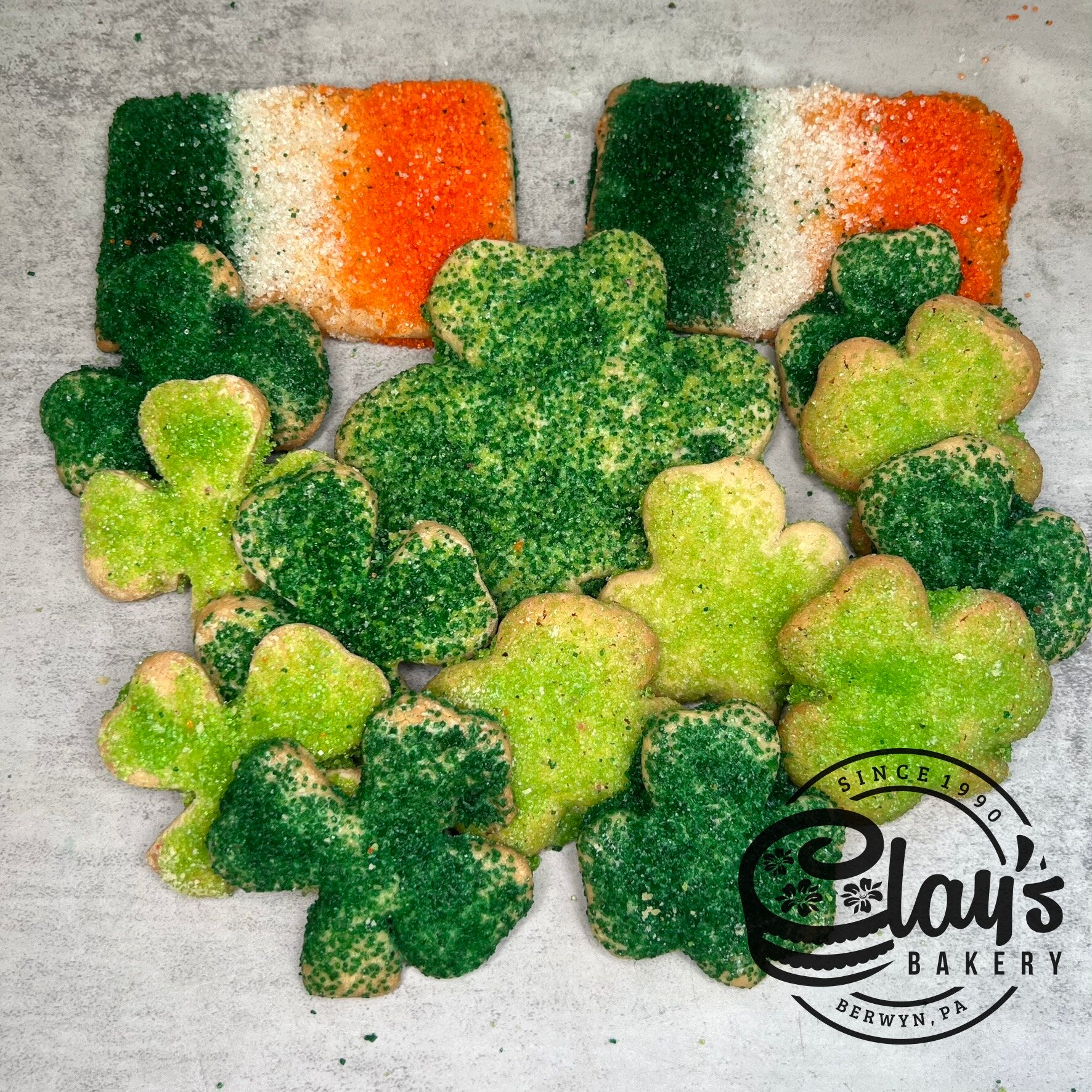 St. Patrick's Day Sugar Cookies – Clay's Bakery