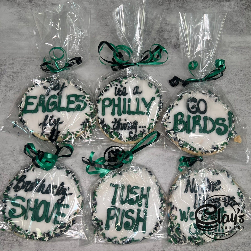 Big Game Cookies - Round with Writing