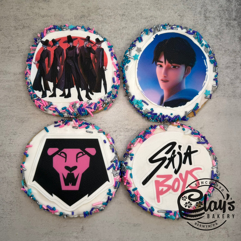 K-Pop Demon Hunters SAJA BOYS Edible Image Cookies