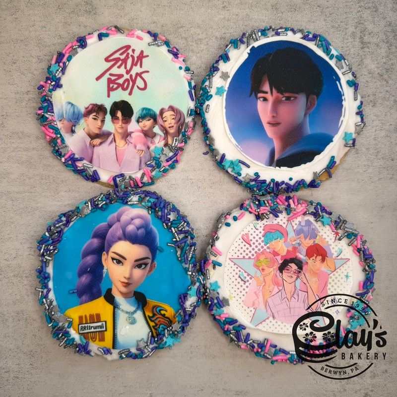 K-Pop Demon Hunters SAJA BOYS Edible Image Cookies