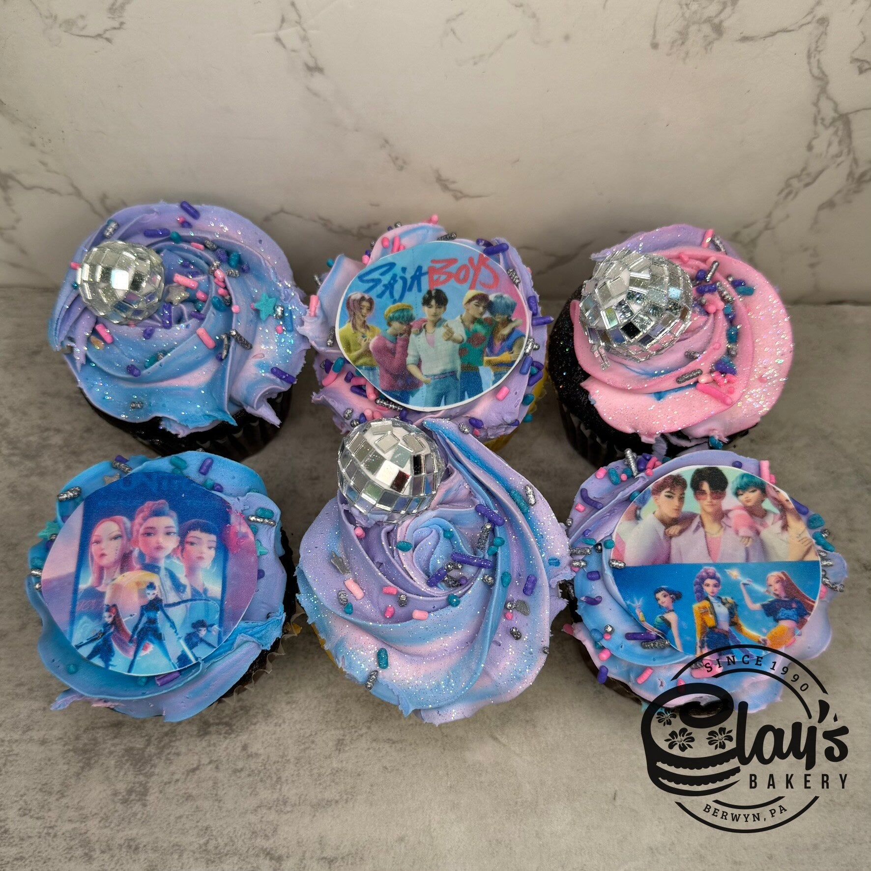 Kpop Demon Hunters SAJA BOYS Cupcakes Clay s Bakery Kpop Demon Hunters SAJA BOYS Cupcakes Clay s Bakery