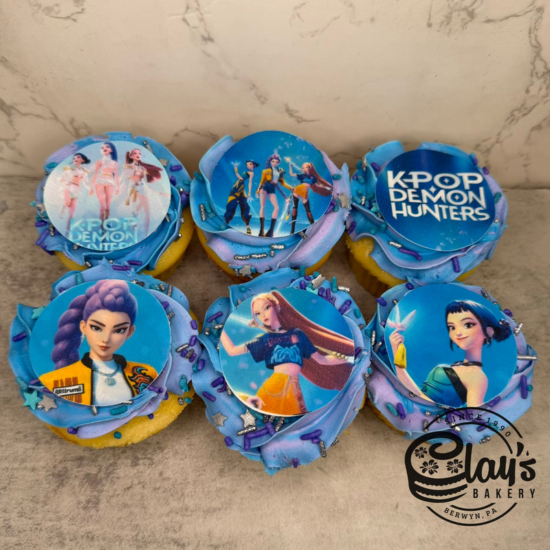 Kpop Demon Hunters Cupcakes