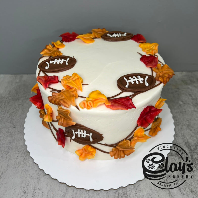 Footballs and Fall Leaves