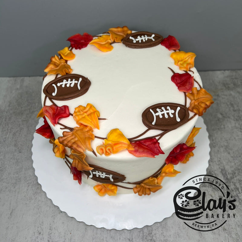 Footballs and Fall Leaves