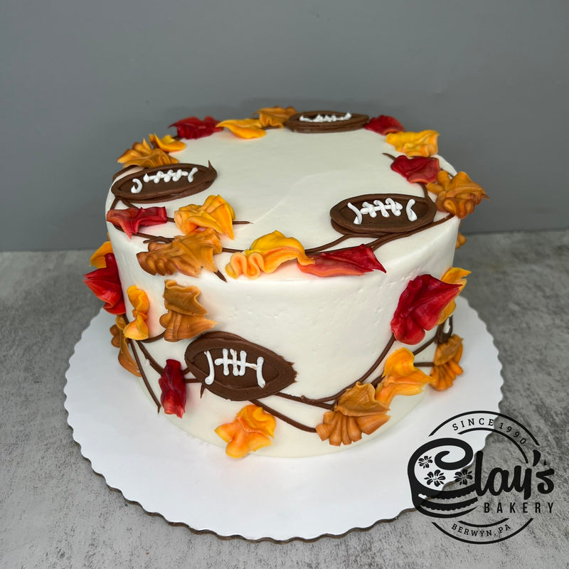 Footballs and Fall Leaves