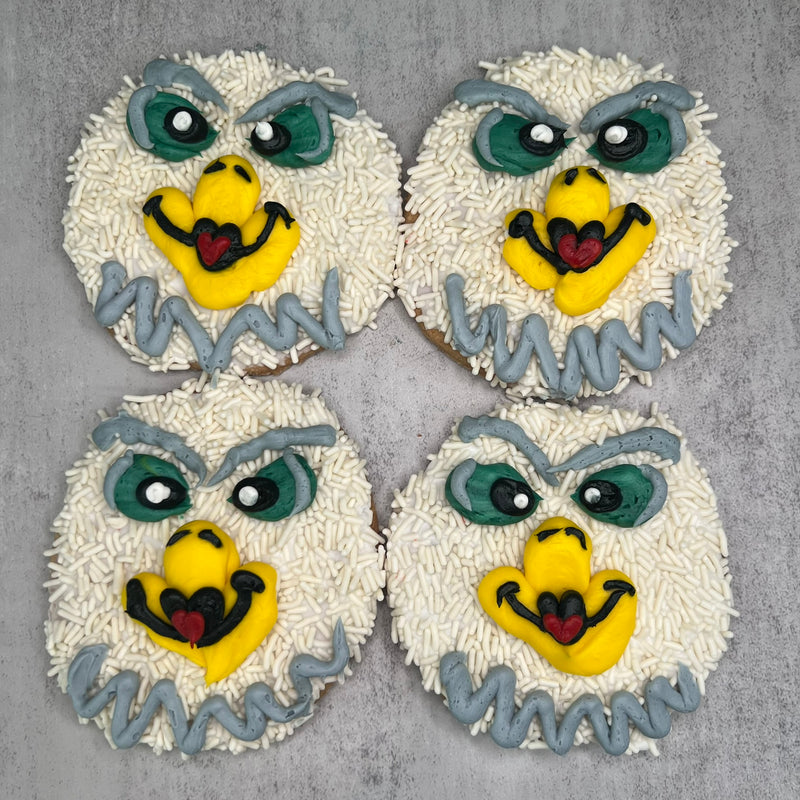 Eagles Swoop Face Cookie