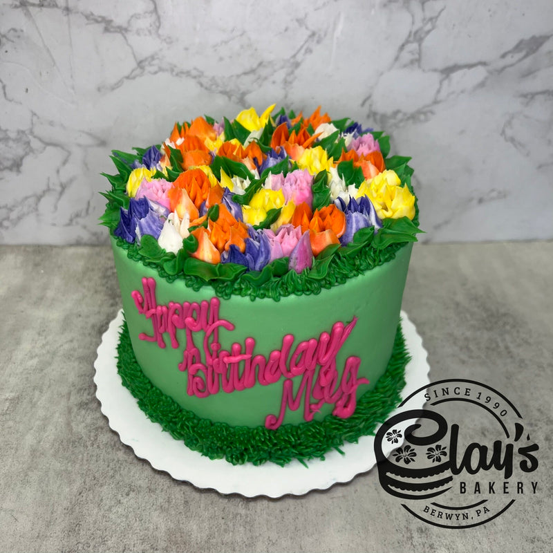 Bright Blossoming Tulips